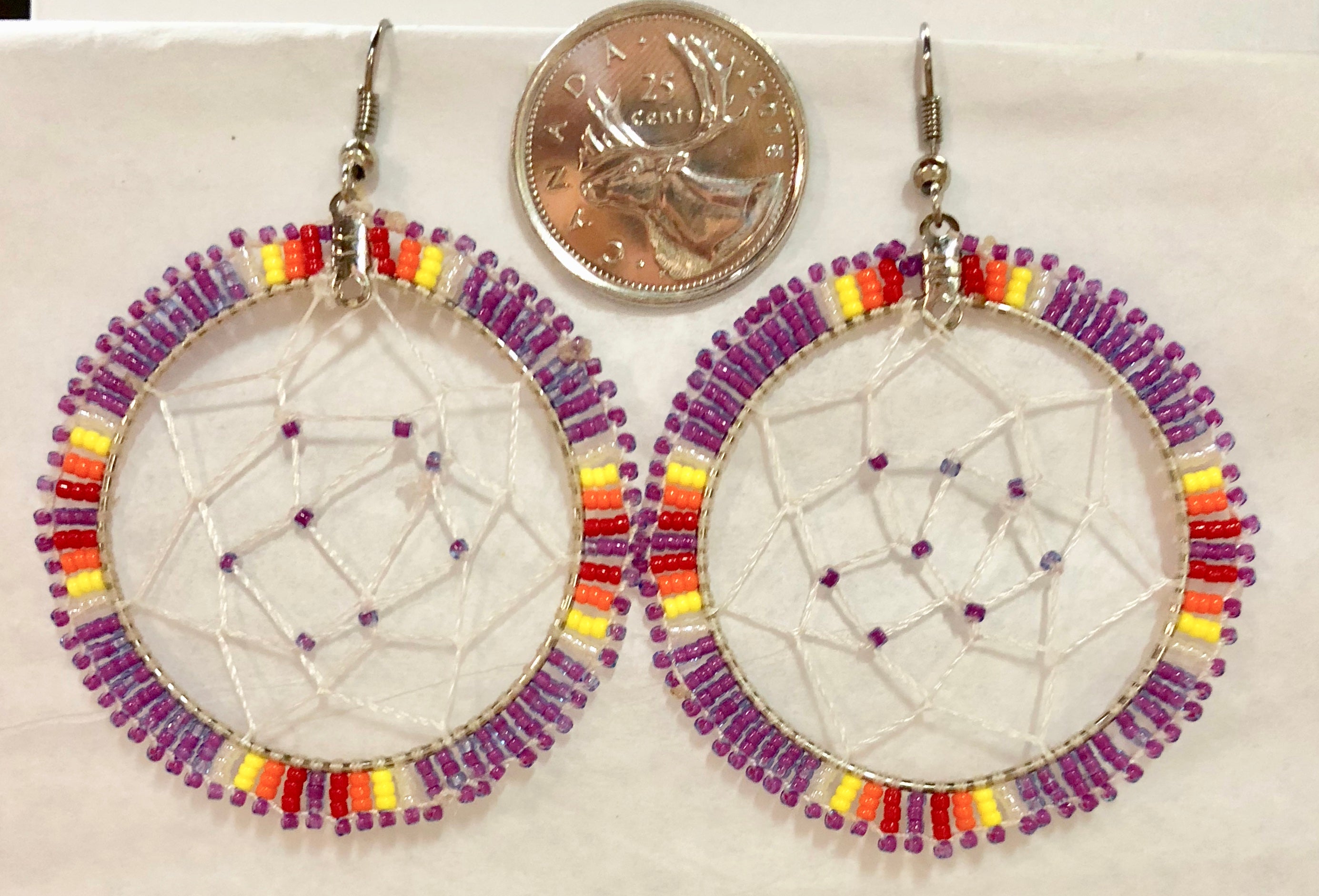 Dreamcatcher/Feather Earrings – Beads of Paradise
